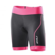 2XU Perform dames triathlonbroek zwart-roze